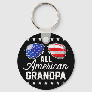 Chaveiro Avô americano 4 de julho família combinando