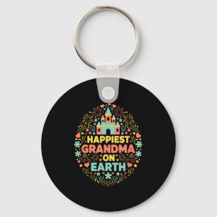 Chaveiro Avô Avó Mais Feliz da Terra Design Mãe