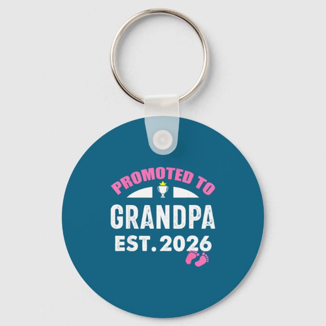 Chaveiro Avô Promovido Fofo 2026 É Design (Frente)
