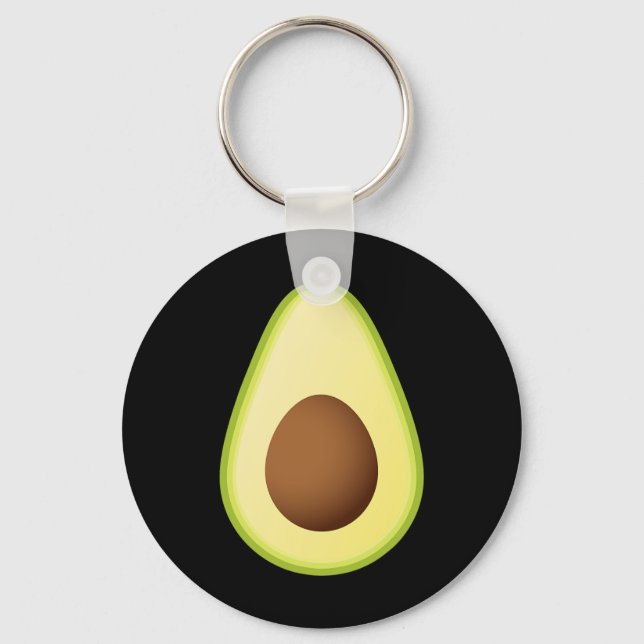 Chaveiro Avocado Costume Fruta Halloween (Frente)