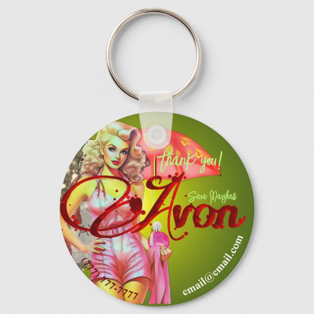 Chaveiro Avon Party Obrigado (Frente)