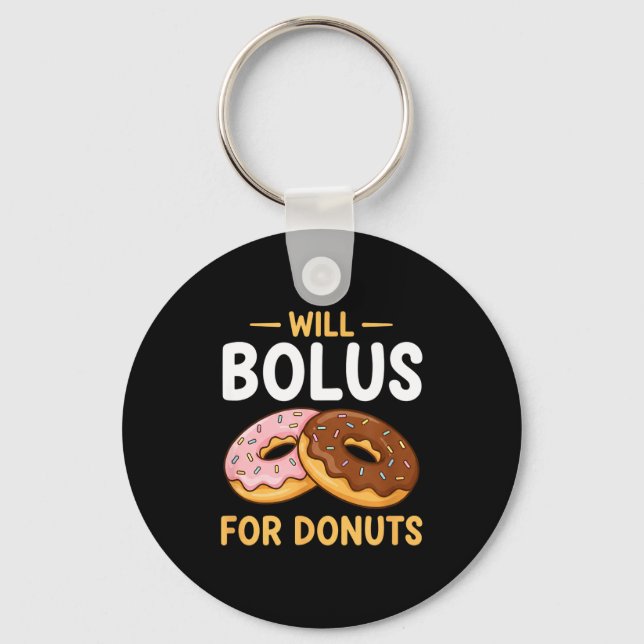 Chaveiro Awareness Will Bolus For Donuts, Diabetes (t1d) Bo (Frente)