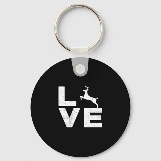 Chaveiro Awesome Deer Lover Trendy Aesthetic DesignKeychain (Frente)