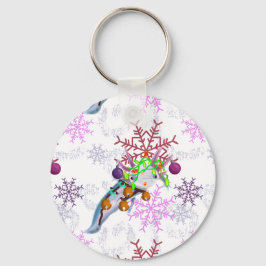 Chaveiro Axlotl Festivo