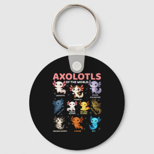 Chaveiro Axolotes Kawaii Fofos Do Mundo Tipos De Axolote En