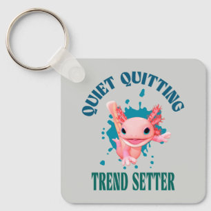 Chaveiro Axolotl Rosa Engraçado Definidor de Tendência de S