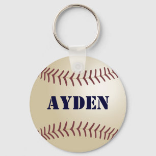 Chaveiro Ayden Baseball Keychain por 369MyName