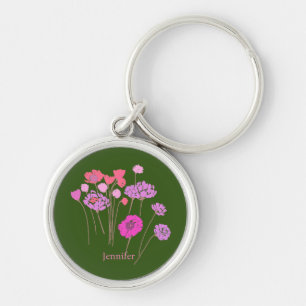 Chaveiro Azeite Floral Moderna bonito