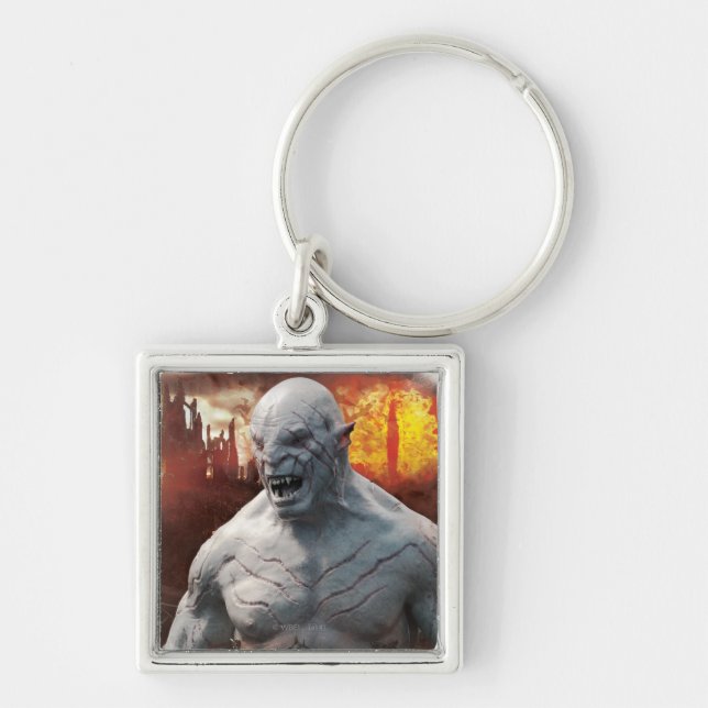 Chaveiro Azog & Orcs Silhouette Graphic (Frente)