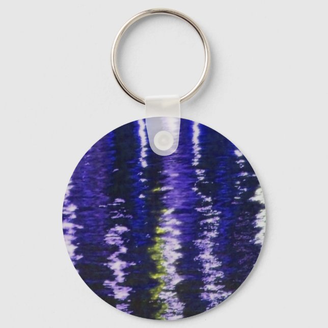 Chaveiro azul abstrato (Frente)