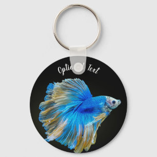 Chaveiro Azul Betta - Peixe de Combate