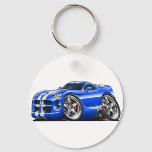 Chaveiro Azul/branco da víbora GTS