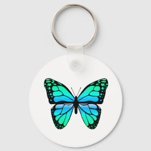 Chaveiro azul da borboleta