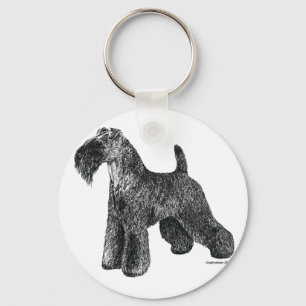 Chaveiro Azul de Kerry Terrier