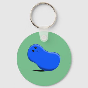 Chaveiro azul do Jellybean