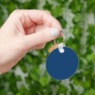 Chaveiro Azul do Marinho Personalizado - Pedidos e