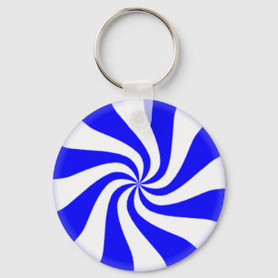 Chaveiro azul dos doces de Peppermint