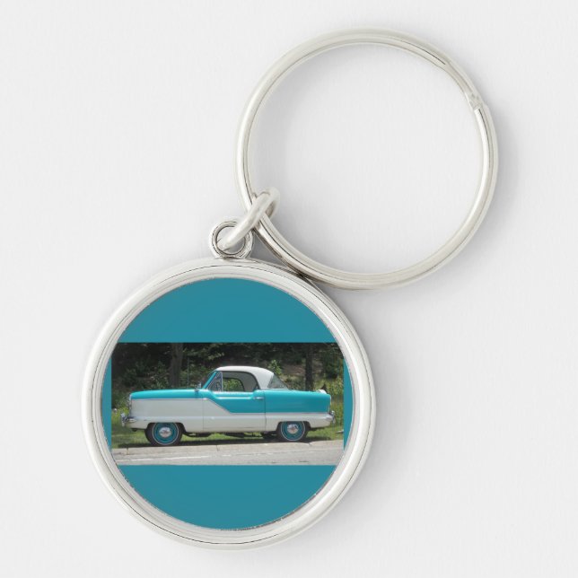 Chaveiro Azul e branco de Nash Hudson Metropolitian (Frente)