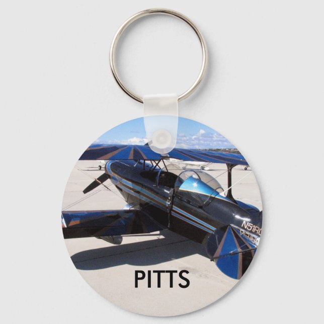 Chaveiro Azul especial, PITTS (Frente)