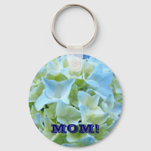 CHAVEIRO azul Flores de Hydrangea Floral