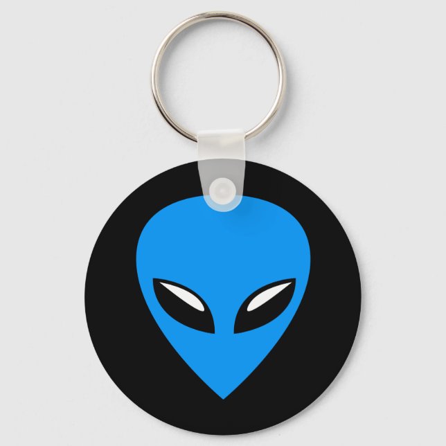 Chaveiro Azul OVNI da Alienígena da cinza (Frente)