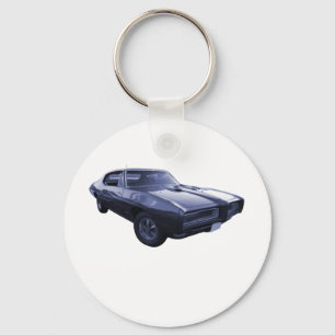 Chaveiro Azul Pontiac 1968 GTO