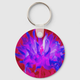 Chaveiro Azul violeta assombroso e Cactus rosa-quente Dahli