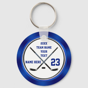 Chaveiro Azul White Cheap Gifs Hockey para Jogadores, Hocke