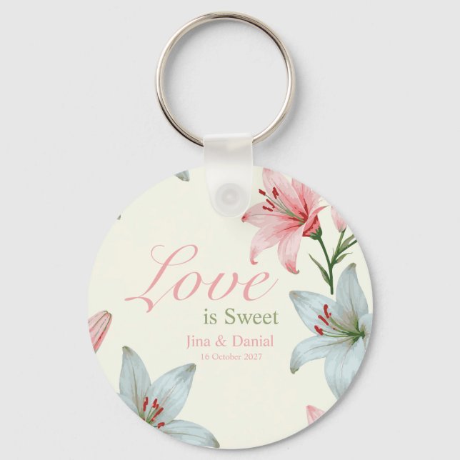 Chaveiro Azure Bloom (Frente)