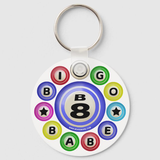 Chaveiro B8 Bingo Babe (Frente)