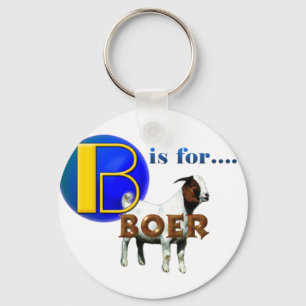 Chaveiro B é para BOER - GOAT GIFTS