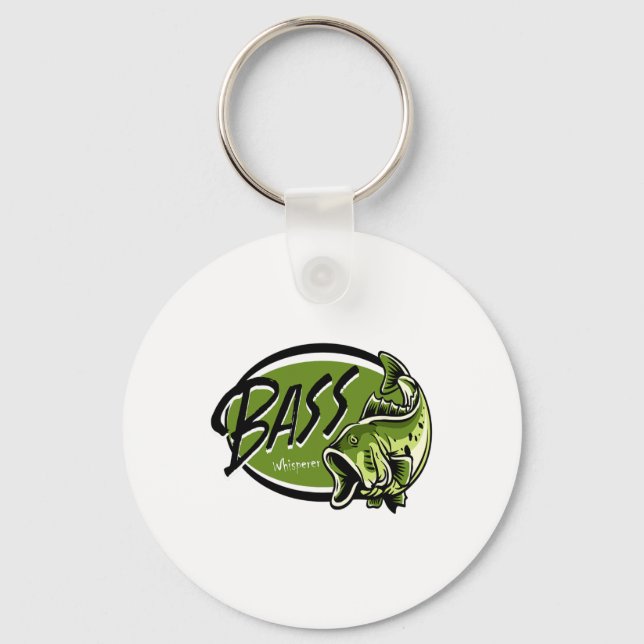 Chaveiro B Fisherman Fishing For B Tee B Whisperer  (Frente)