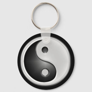 Chaveiro B&W Yin&Yang