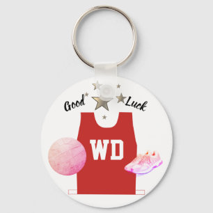 Chaveiro Babador feito sob encomenda do Netball da cor