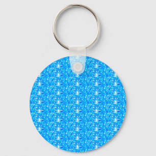 Chaveiro Baby Blue Glitter