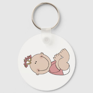 Chaveiro Baby Girl Lying