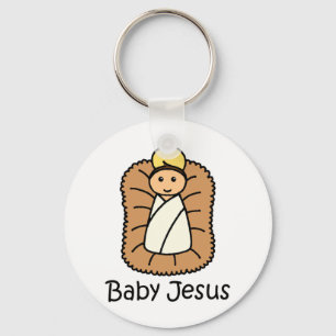Chaveiro Baby Jesus In A Manger