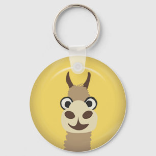 CHAVEIRO BABY LLAMA BRIGHT YELLOW ORANGE FAZENDA C