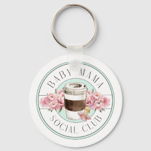 Chaveiro Baby Mama Social Club Aqua