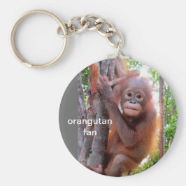 Chaveiro Baby Orangutan em árvore