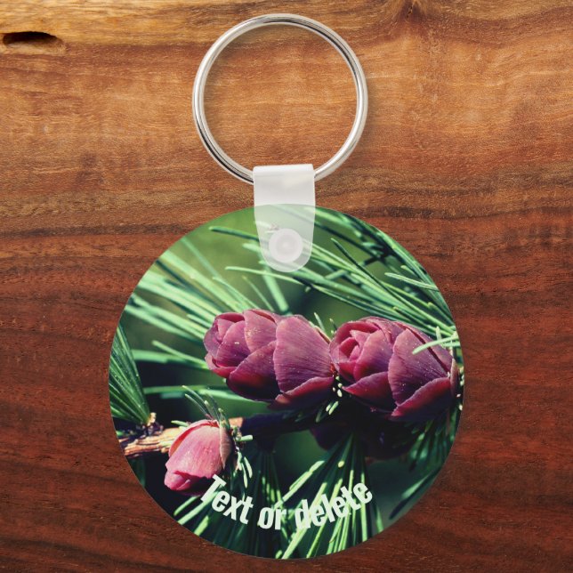 Chaveiro Baby Pine Cones Nature Personalizado (Frente)