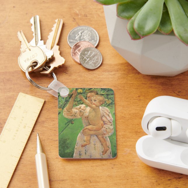 Chaveiro Baby Reaching for a Apple por Mary Cassatt (Mesa)