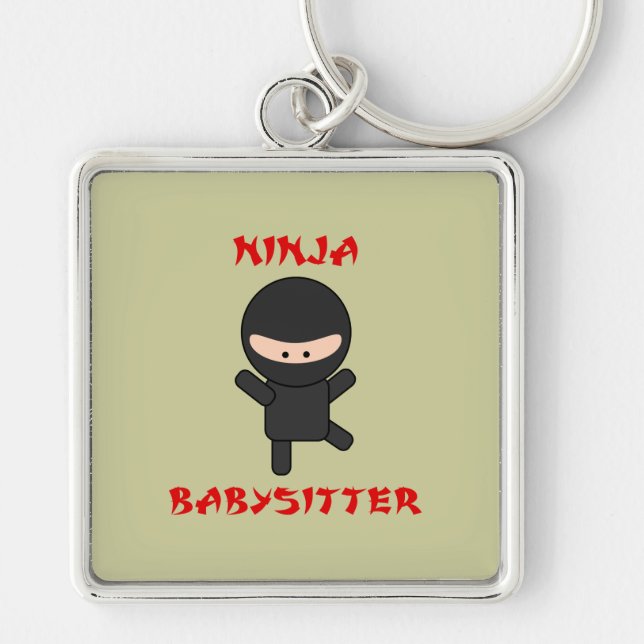 Chaveiro baby-sitter do ninja (Frente)