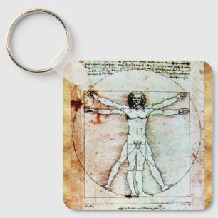Chaveiro Bacia antiga do VITRUVIAN MAN