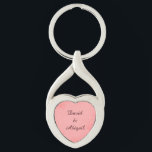 Chaveiro Bacia Pink<br><div class="desc">O namorado/chaveiro namorada perfeito para mostrar seu amor um pelo outro. Com um fundo de pergaminho rosa, use os modelos para personalizar seu nome em burgundy. Sinta-se livre para substituir o plano de fundo por uma foto ou adicionar um filtro ao gráfico existente. Personalize a fonte, seja qual for o...</div>