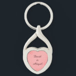 Chaveiro Bacia Pink<br><div class="desc">O namorado/chaveiro namorada perfeito para mostrar seu amor um pelo outro. Com um fundo de pergaminho rosa, use os modelos para personalizar seu nome em burgundy. Sinta-se livre para substituir o plano de fundo por uma foto ou adicionar um filtro ao gráfico existente. Personalize a fonte, seja qual for o...</div>