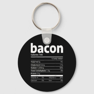 Chaveiro Bacon Nutrição Fatos Familiares Correspondentes ao