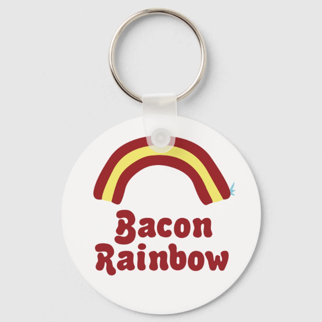 Chaveiro Bacon Rainbow (Frente)