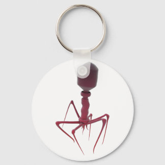 Chaveiro bacteriófago vermelho