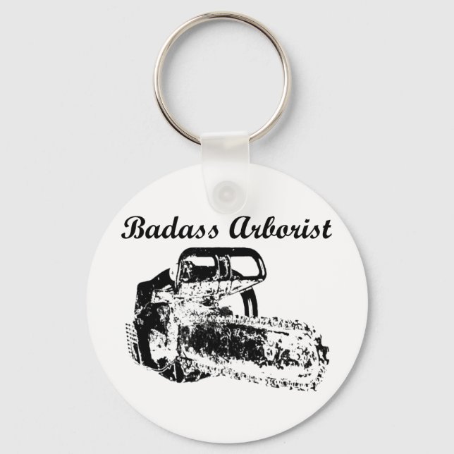 Chaveiro Badass Arborist - Chainsaw (Frente)